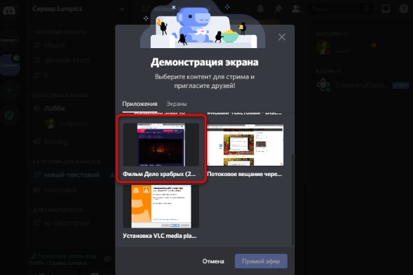 программа для просмотра фильма на расстоянии