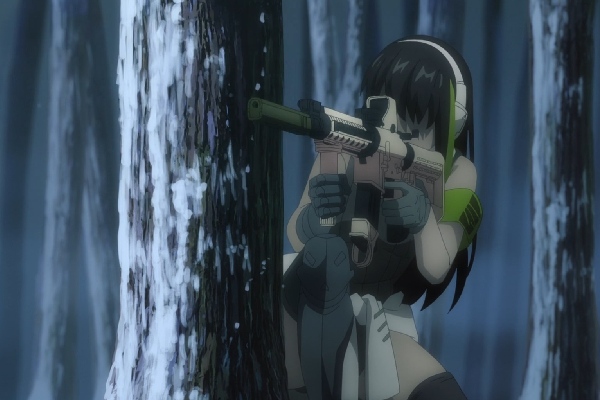 аниме девушки военные