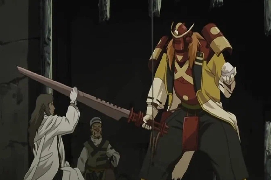 старое аниме про самурая